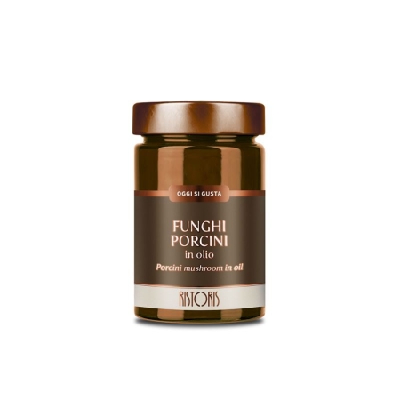 FUNGHI PORCINI IN OLIO RISTORIS VASO 295 GRS (U)