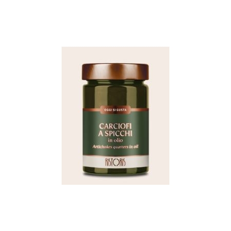 CARCIOFI A SPICCHI IN OLIO RISTORIS 295 GRS (U)