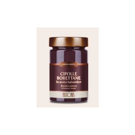 CIPOLLE BORETTANE ACETO BALSAMICO RISTORIS VASO 295 GRS (U)