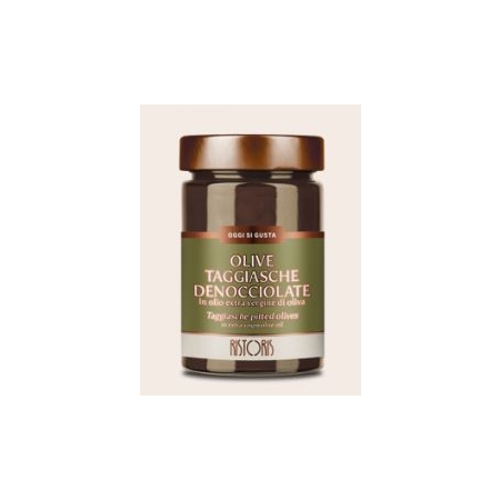OLIVE TAGGIASCHE DENOCCIOLATE IN OLIO EVO RISTORIS 295 GRS (U)