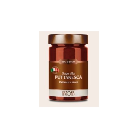 SUGO ALLA PUTTANESCA RISTORIS VASO 295 GRS (U)