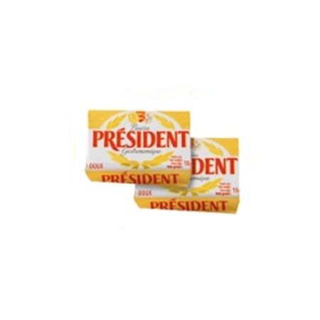 MANTEQUILLA PASTILLA PRESIDENT 10 GR X 100 UN (PQ)