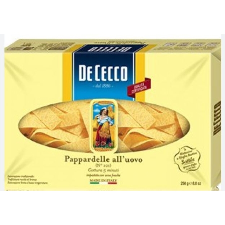PAPPARDELLE Nº101 DE CECCO 250 GRS (U)