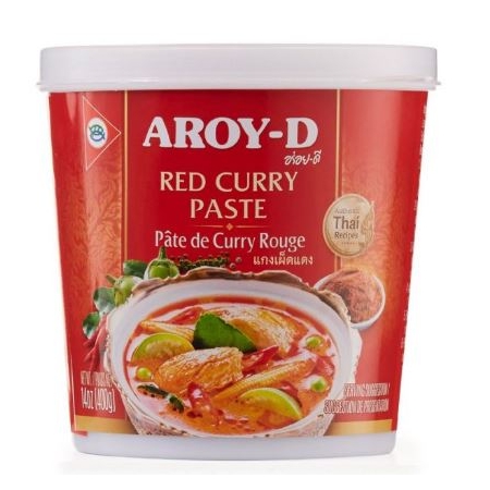 CURRY PASTA ROJO AROY D 400 GRS (U)