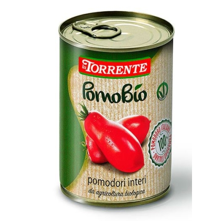 POMODORI PELATI BIO LA TORRENTE LATA 400 GRS (U)