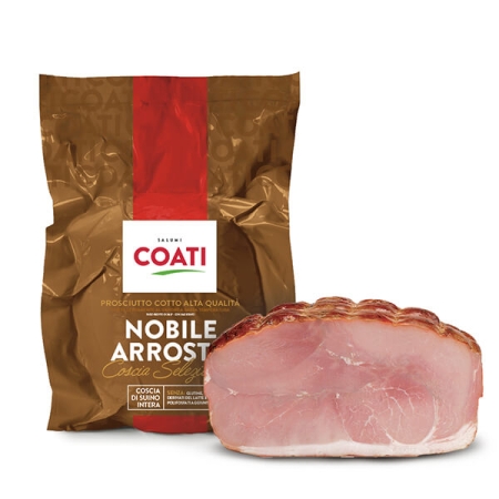PROSCIUTTO COTTO NOBILE ARROSTO 1/2 COATI (KG)*