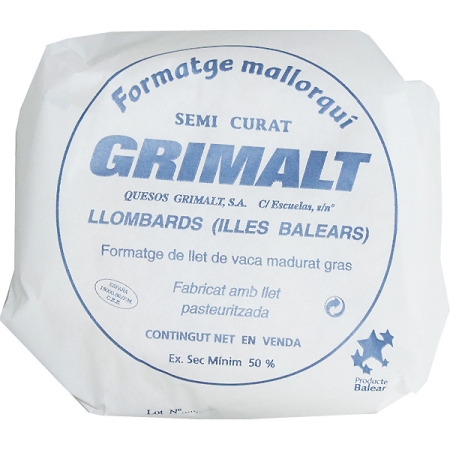 QUESO MALLORQUIN SEMI GRIMALT (KG)*