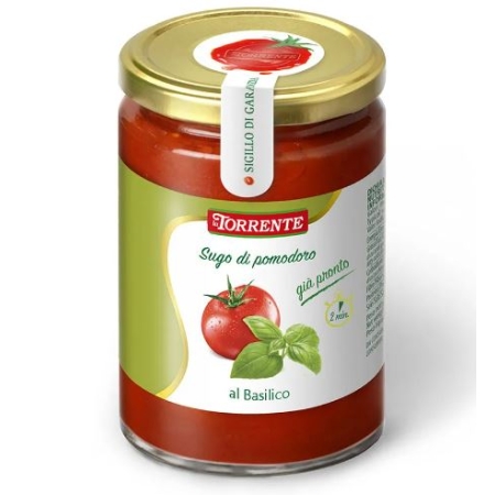SUGO AL BASILICO LA TORRENTE 330 GRS (U)