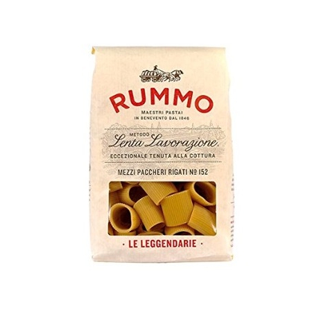 MEZZI PACCHERI RIGATE RUMMO 500 GRS (U)