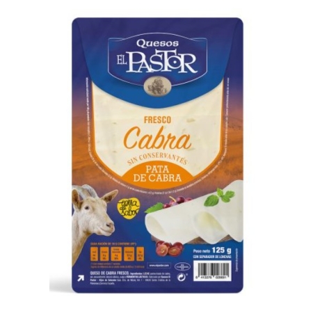 QUESO CABRA LONCHAS EL PASTOR 125 GRS (U)**