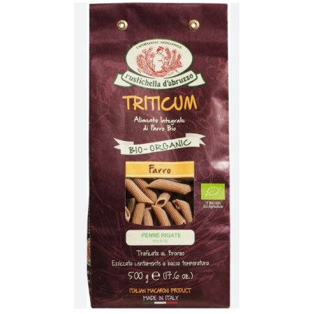 PENNE RIGATE INTEGRALI BIO RUSTICHELLA 500 GRS (U)