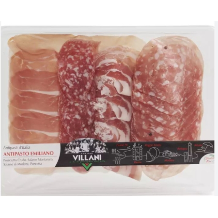 ANTIPASTO EMILIANO VILLANI AFFETTATO 140 GRS (U)