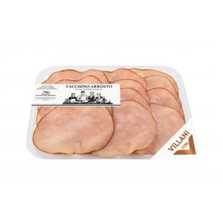 TACCHINO ARROSTO VILLANI AFFETTATO 120 GRS (U)