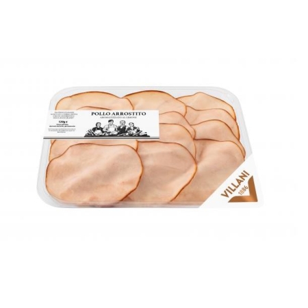 POLLO ARROSTITO VILLANI AFFETTATO 120 GRS (U)