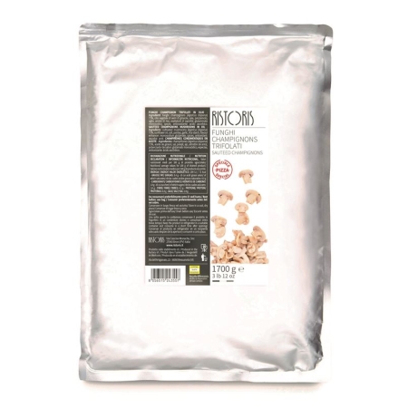 FUNGHI CHAMPIGNONS TRIFOLATI RISTORIS BUSTA 1.7 KG (U)*