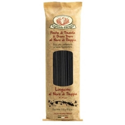 LINGUINE AL NERO DI SEPPIA RUSTICHELLA 500 GRS (U)