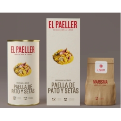 PAELLA PATO Y SETAS PACK EL PAELLER 1.67 KG (U)
